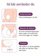 Mamini Mjölksamlare™ Bekväm & läckagesäker